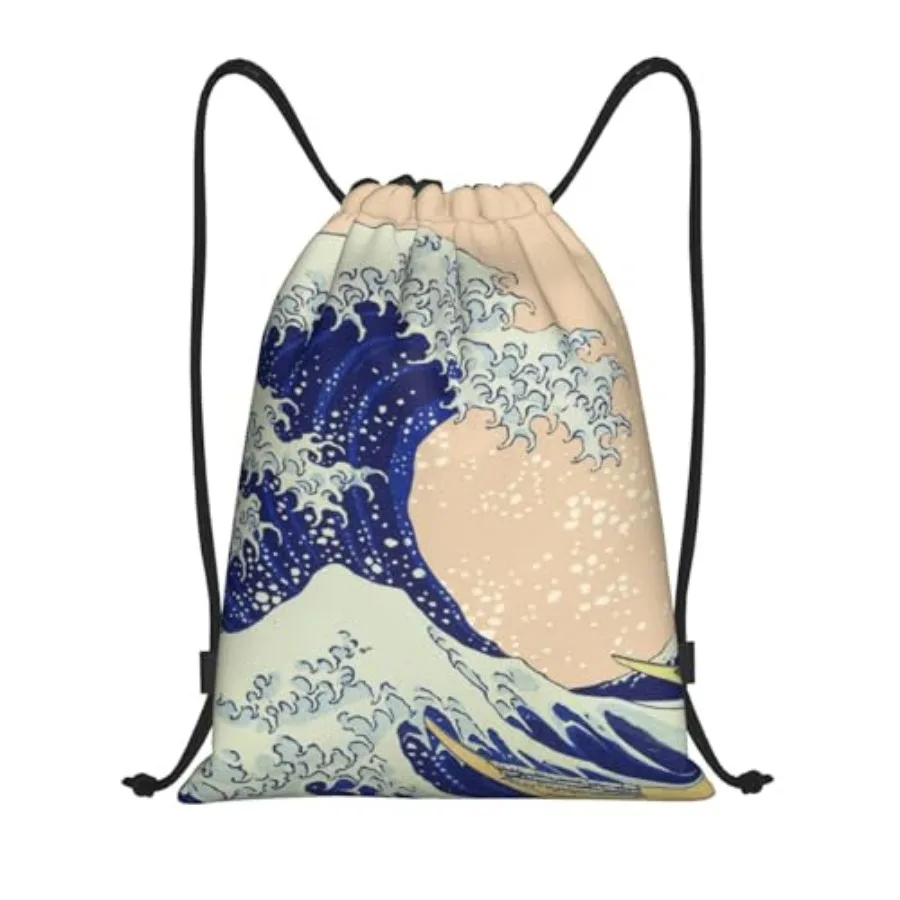 Japanese Kanagawa Ocean Great Wave Waves Drawstring Bags Backpack Sport Ball Bag Sport Gym Sack Drawstring Bag String Bag Yoga
Japanese Kanagawa Ocean Great Wave Waves Drawstring Bags Backpack Sport Ball Bag Sport Gym Sack Drawstring Bag String Bag Yoga