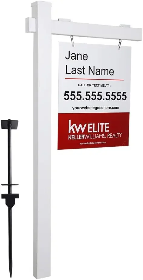 Vinyl Pvc Real Estate Sign Post Six Feet Tall Four By Four By Seventy Two Inches Realtor Yard Sign Post For Open House And Home
Vinyl Pvc Real Estate Sign Post Six Feet Tall Four By Four By Seventy Two Inches Realtor Yard Sign Post For Open House And Home