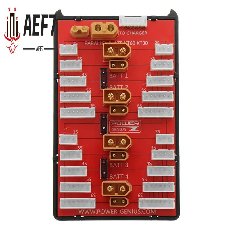 AEF7-1 PCS 2-IN-1 XT30 XT60 Parallel Charging Board Red Plastic For RC Models Multicopter Part
AEF7-1 PCS 2-IN-1 XT30 XT60 Parallel Charging Board Red Plastic For RC Models Multicopter Part