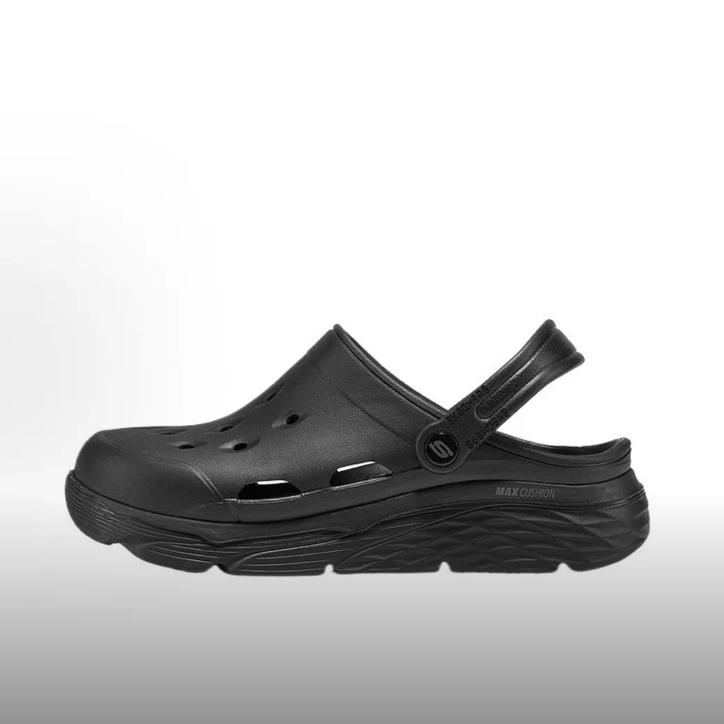 Skechers Foamies EVA Beach Sandals Soft Comfort Cushioning Summer Versatile Style Perforated Sandals Men's Style Black
Skechers Foamies EVA Beach Sandals Soft Comfort Cushioning Summer Versatile Style Perforated Sandals Men's Style Black