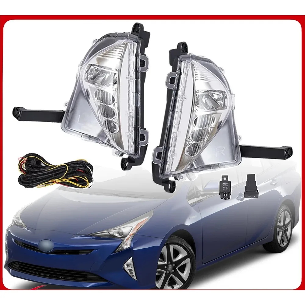 Fit Toyota Prius 2016 2017 2018 Pair LED Front Bumper Fog Light Lamp&Turn Signal
Fit Toyota Prius 2016 2017 2018 Pair LED Front Bumper Fog Light Lamp&Turn Signal