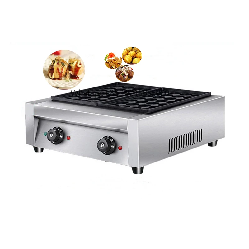 Electric/Gas Takoyaki Grill Pan Equipment Commercial Takoyaki Machine in Street Snacks Automatic Fish Ball Machine
Electric/Gas Takoyaki Grill Pan Equipment Commercial Takoyaki Machine in Street Snacks Automatic Fish Ball Machine