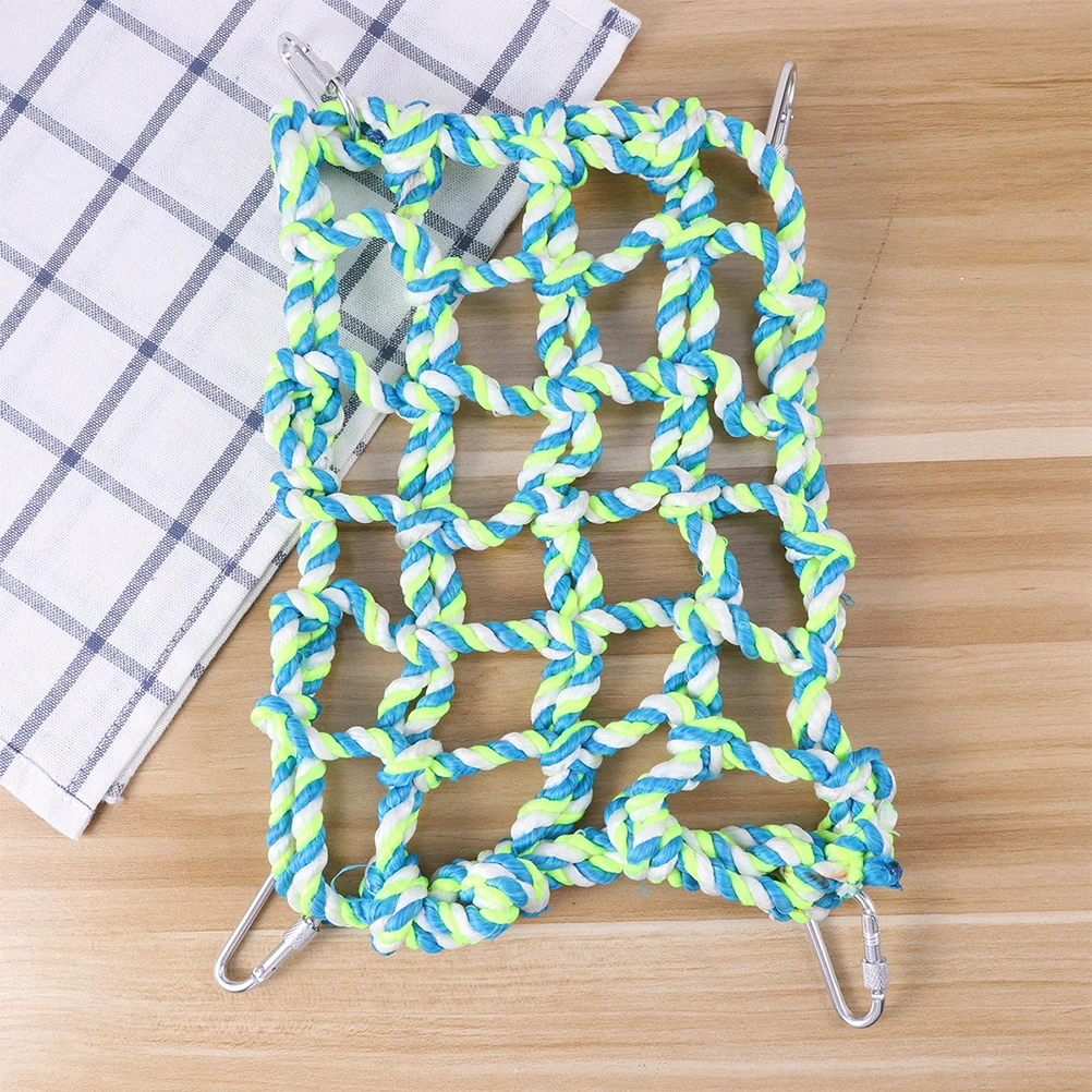 2Pcs Parrot Hanging Net Heavy Duty Chew Resistant Rope Climbing Web for Birds Physical Mental Stimulation Pet Cage Decor
2Pcs Parrot Hanging Net Heavy Duty Chew Resistant Rope Climbing Web for Birds Physical Mental Stimulation Pet Cage Decor