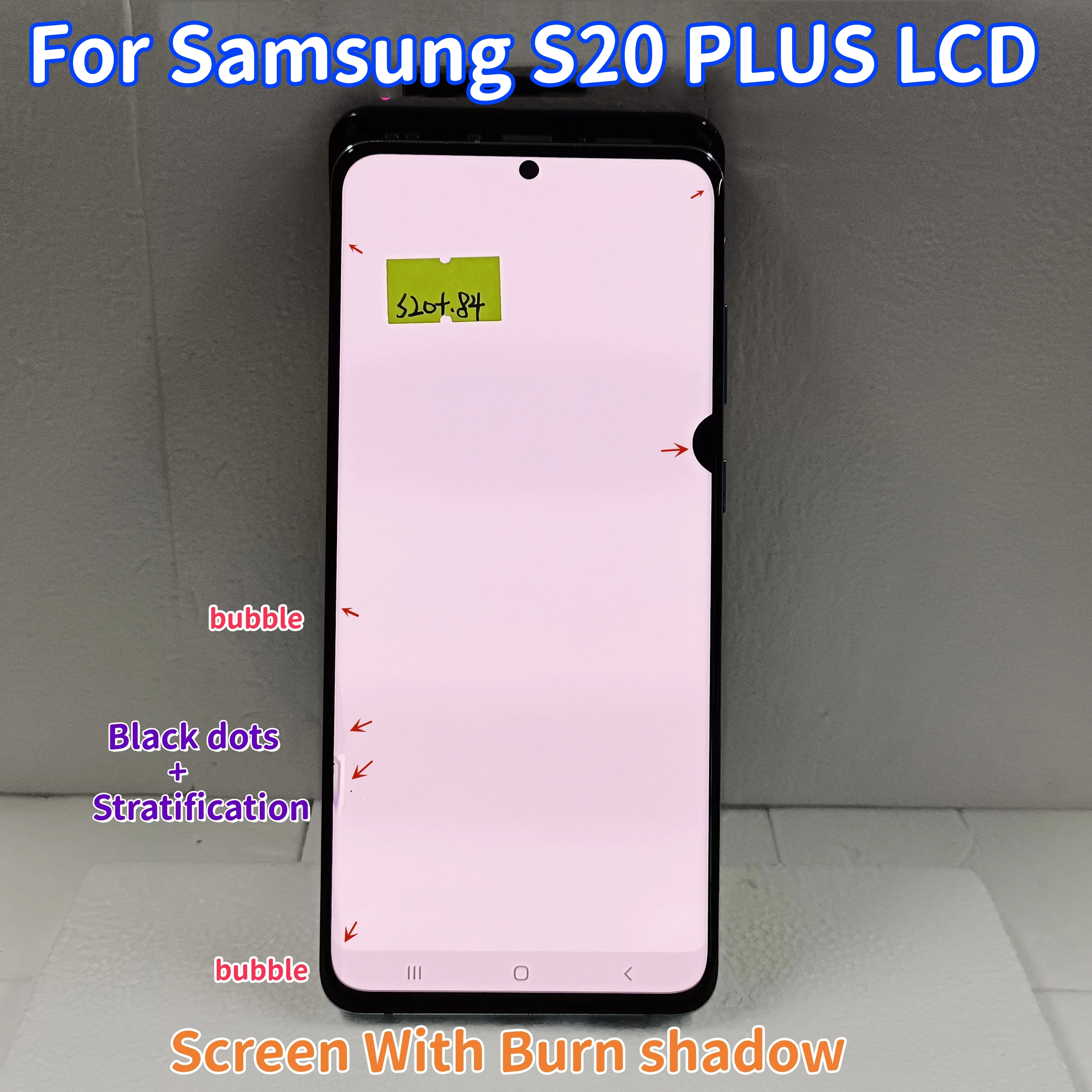 High Quality For S20+ Display Touch Screen Digitizer Assembly, For Samsung Galaxy S20 Plus, G985a G985u G985f,6.7'' With Lines
High Quality For S20+ Display Touch Screen Digitizer Assembly, For Samsung Galaxy S20 Plus, G985a G985u G985f,6.7'' With Lines
