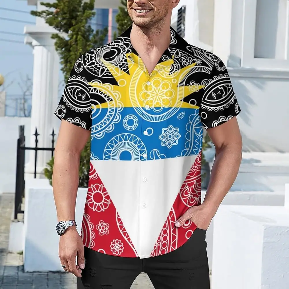 2025Camisa de manga corta con botones para hombre, camisa de guayabera cubana summer shirt
2025Camisa de manga corta con botones para hombre, camisa de guayabera cubana summer shirt
