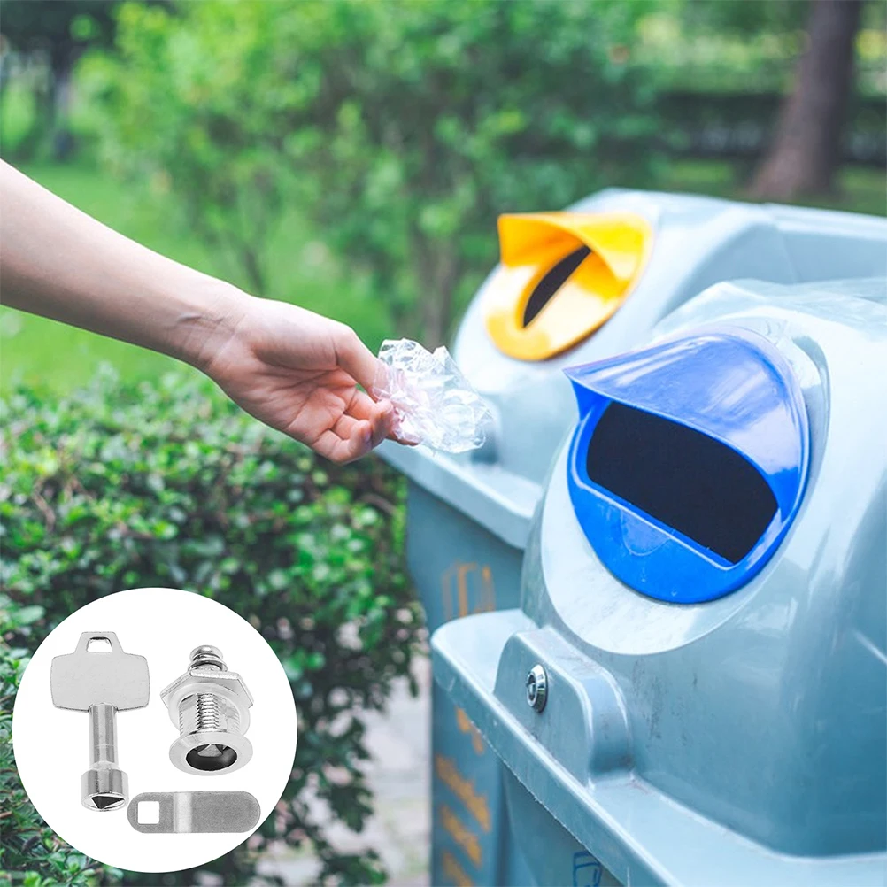 3pcs Trash Can Locks Iron Triangular Key Socket Waste Bin Supplies Garbage Lock Long Use Reliable Secure Residential
3pcs Trash Can Locks Iron Triangular Key Socket Waste Bin Supplies Garbage Lock Long Use Reliable Secure Residential
