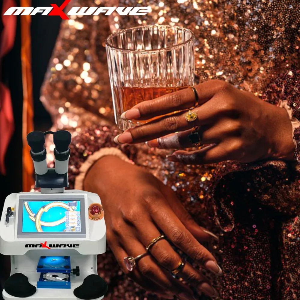 Mini Jewelry Laser Welding Machine MAXWAVE Cheap Price Necklace Gold Ring Repairing Machine 100w 200W Laser Welder Portable
Mini Jewelry Laser Welding Machine MAXWAVE Cheap Price Necklace Gold Ring Repairing Machine 100w 200W Laser Welder Portable