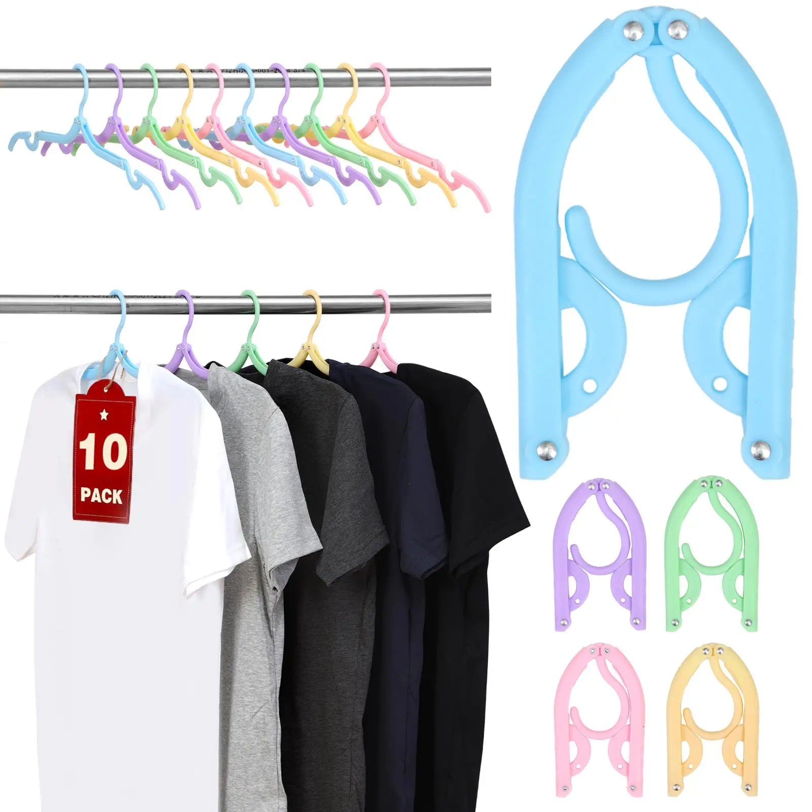 10pcs Travel Hangers Cruise Ship Essentials Travel Essentials Portable Cruises Must Haves Folding Drying Racks for Suitcase
10pcs Travel Hangers Cruise Ship Essentials Travel Essentials Portable Cruises Must Haves Folding Drying Racks for Suitcase