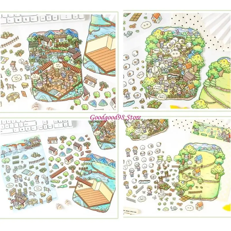 Aesthetic Sticker DIY Scene Make Sticker Fairies Tale Series Landscape Sticker W8EC
Aesthetic Sticker DIY Scene Make Sticker Fairies Tale Series Landscape Sticker W8EC