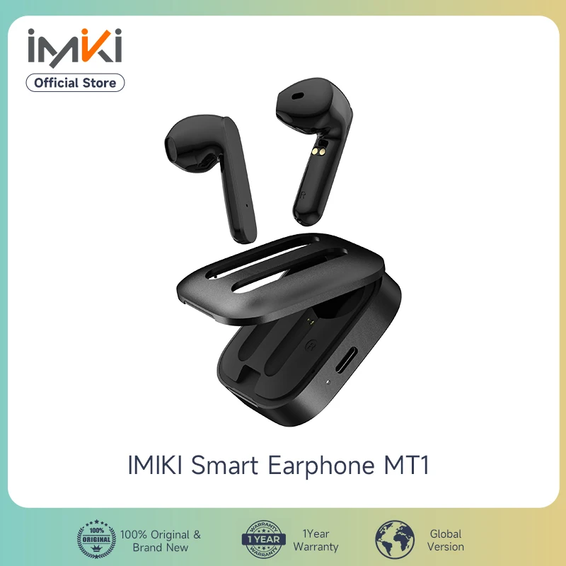 IMIKI MT1 EARPHONES Portable Business Bluetooth Headset Dual Mic ENC Custom Speaker Metal Appearance Patented Type-C Charging
IMIKI MT1 EARPHONES Portable Business Bluetooth Headset Dual Mic ENC Custom Speaker Metal Appearance Patented Type-C Charging