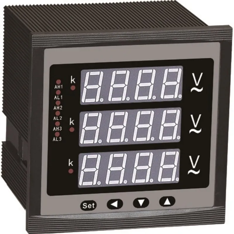 Three-phase voltmeter display meter 380V digital display digital voltmeter head 1-way relay upper and lower limit alarm 220V
Three-phase voltmeter display meter 380V digital display digital voltmeter head 1-way relay upper and lower limit alarm 220V