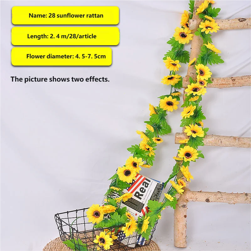 2PC Home Decoration Artificial Sunflower Fake Green Plant Indoor And Outdoor Decor Weddings And Festival Artificial Flower Decor
2PC Home Decoration Artificial Sunflower Fake Green Plant Indoor And Outdoor Decor Weddings And Festival Artificial Flower Decor