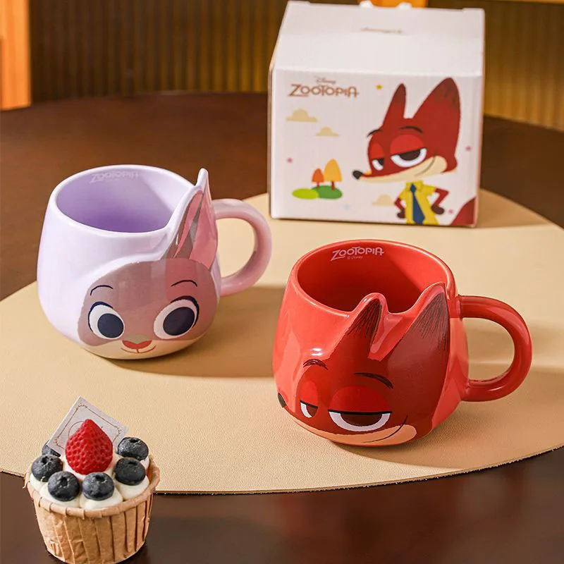 Disney Zootopia Nick Judy 3D Ceramic Mug Cute Cartoon Couple Coffee Cup 470ML Creative Tea Milk Cup for Home and Gift Kawaii
Disney Zootopia Nick Judy 3D Ceramic Mug Cute Cartoon Couple Coffee Cup 470ML Creative Tea Milk Cup for Home and Gift Kawaii