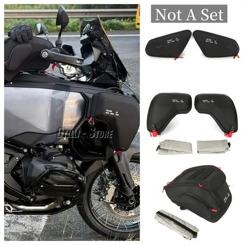 R1300GS ผจญภัยรถจักรยานยนต์ซ้ายขวาหม้อน้ํา Cowl กระเป๋าการใช้ถังกรอบ Saddlebag Fairing สําหรับ BMW R 1300 GS ADV R1300GSA