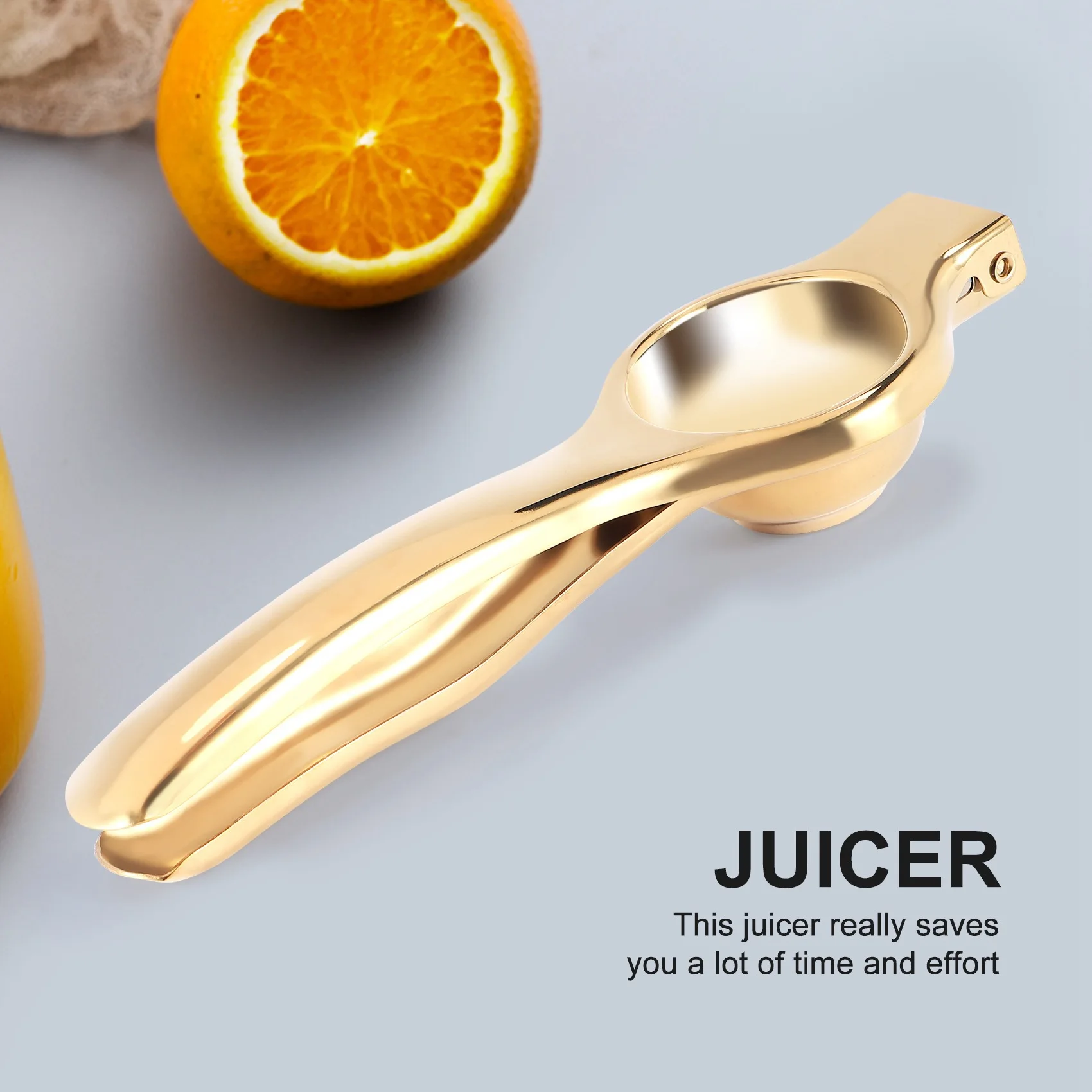 BAAG-Manual Lemon Juicer Stainless Steel Juicer Press Citrus Handle Lime Squeezer Tool, Gold
BAAG-Manual Lemon Juicer Stainless Steel Juicer Press Citrus Handle Lime Squeezer Tool, Gold