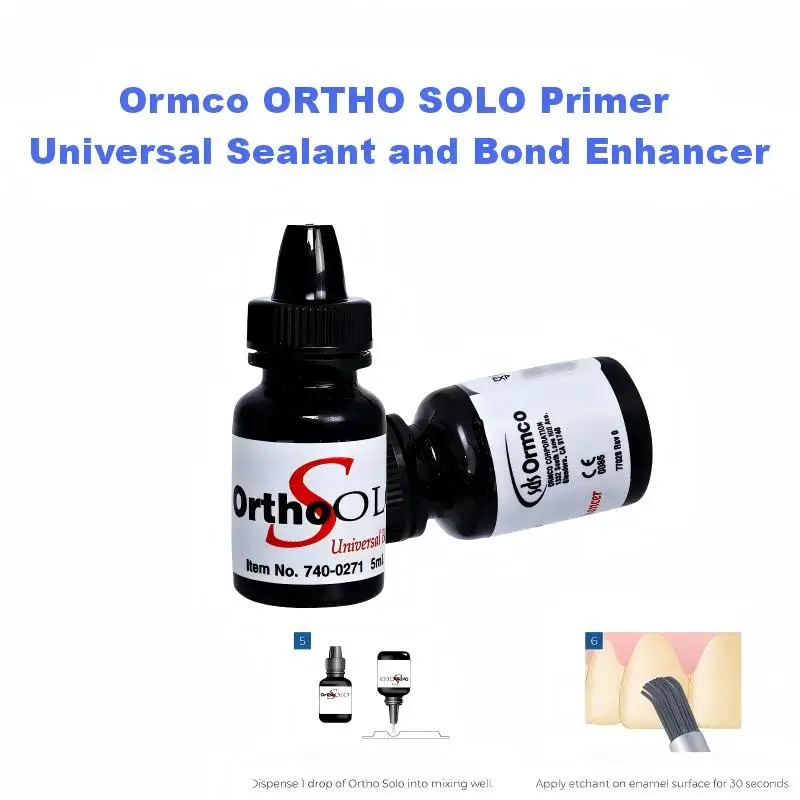 Ormco Ortho Solo Dental Universal Sealant and Bond Enhancer Orthodontic Primer 740-0271 Enamel 5ml/Bottle Dentistry Materials
Ormco Ortho Solo Dental Universal Sealant and Bond Enhancer Orthodontic Primer 740-0271 Enamel 5ml/Bottle Dentistry Materials