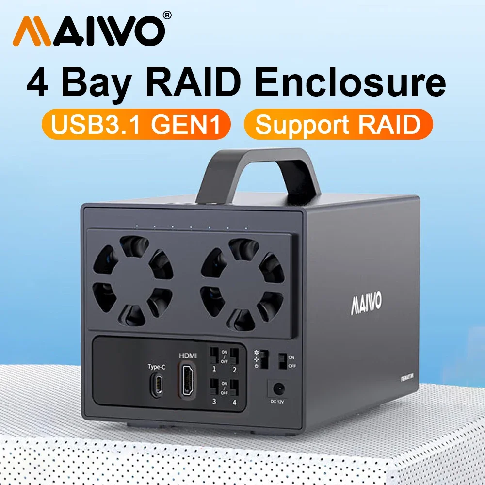 MAIWO 3,5-дюймовый чехол для жесткого диска с портом высокой четкости HDMI/4K, расширение USB C, корпус для жесткого диска 2,5-дюймовая док-станция для жесткого диска
MAIWO 3,5-дюймовый чехол для жесткого диска с портом высокой четкости HDMI/4K, расширение USB C, корпус для жесткого диска 2,5-дюймовая док-станция для жесткого диска