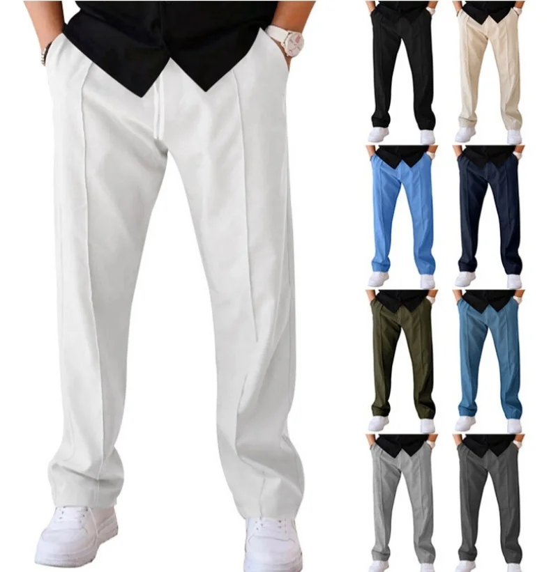 Spring/Summer Men's New Style Loose-Fitting Sporty Straight Pants - Durable and Soft Sporty Outdoor Casual Solid Color Pants
Spring/Summer Men's New Style Loose-Fitting Sporty Straight Pants - Durable and Soft Sporty Outdoor Casual Solid Color Pants