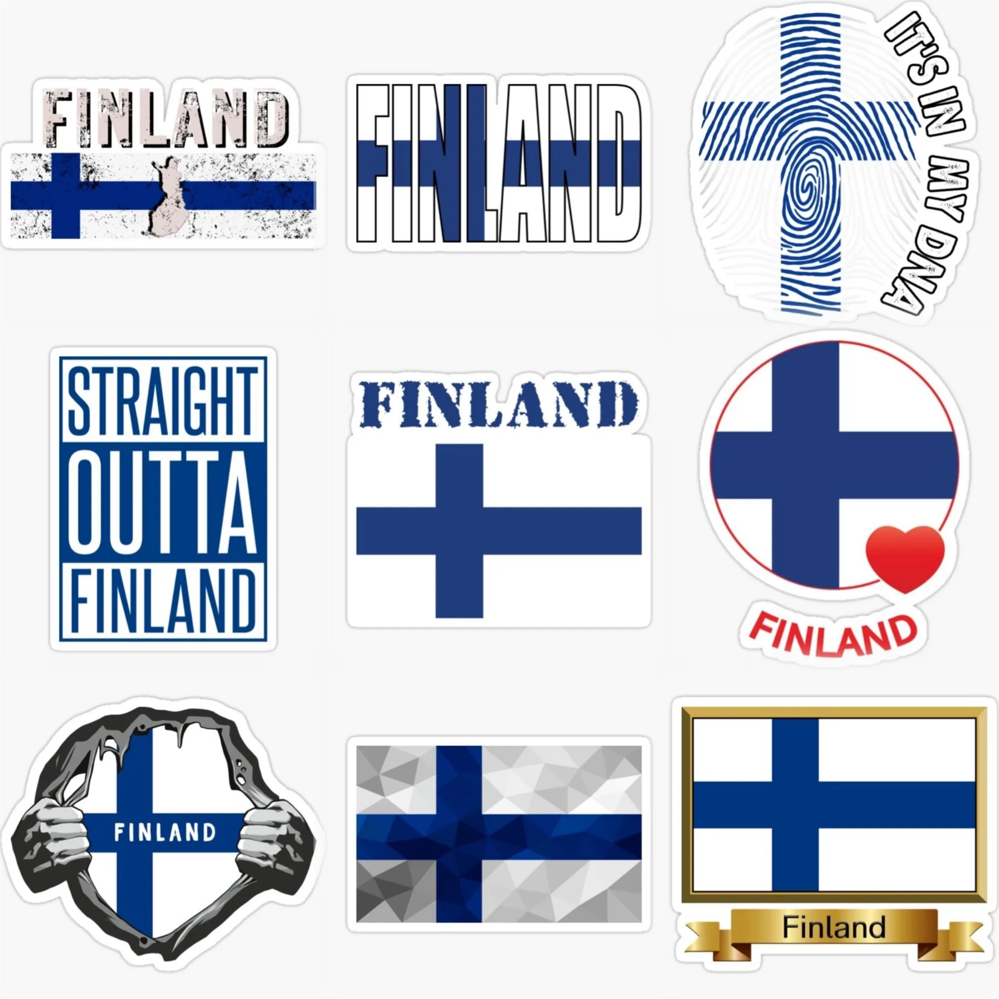 Finland FIN Flag Map Emblem Creative PVC Sticker for Decorate Car Van Bicycle Truck Helmet Window Fridge Wall Decal Accessorie
Finland FIN Flag Map Emblem Creative PVC Sticker for Decorate Car Van Bicycle Truck Helmet Window Fridge Wall Decal Accessorie