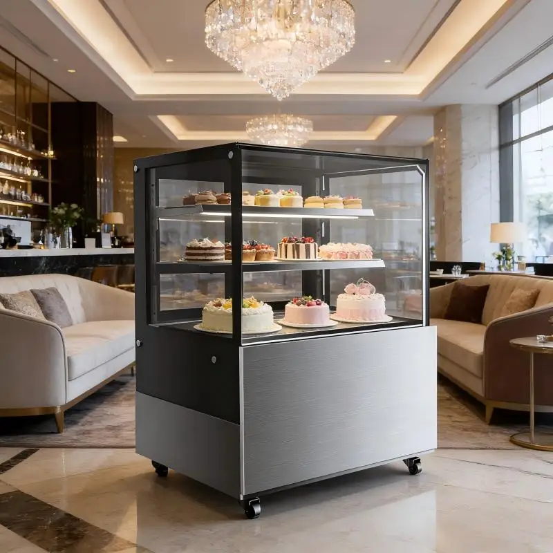 1200x675x1215mm BJD-173 Commercial Cake Display Refrigerator Fan Cooling R290 2 Shelf LED Bakery Cafe Supermarket Row 23 Case
1200x675x1215mm BJD-173 Commercial Cake Display Refrigerator Fan Cooling R290 2 Shelf LED Bakery Cafe Supermarket Row 23 Case