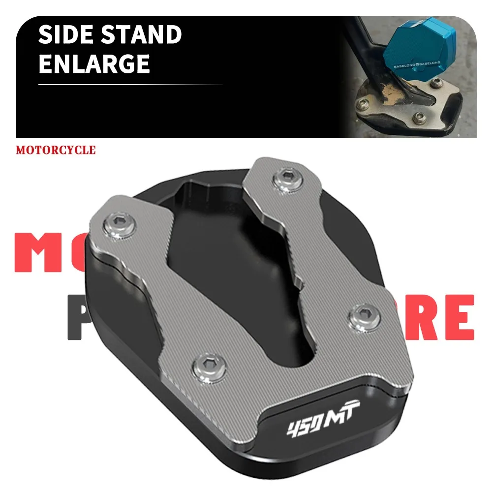 2025 2024 450MT Motorcycles Foot Side Stand Enlarger Plate Pad Kickstand Extension For CFMOTO 450MT CF 450 MT MT450 2024-2026
2025 2024 450MT Motorcycles Foot Side Stand Enlarger Plate Pad Kickstand Extension For CFMOTO 450MT CF 450 MT MT450 2024-2026