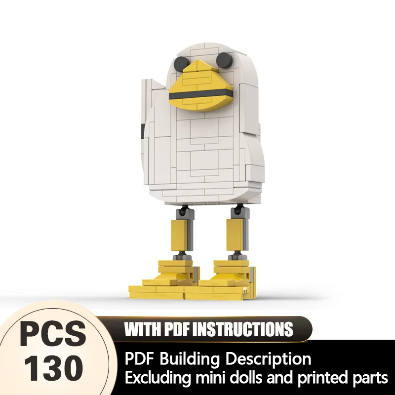 Creators Animal Series Model MOC Building Bricks White Duck Modular Technology Gifts Holiday Assemble Children Toys Suit
Creators Animal Series Model MOC Building Bricks White Duck Modular Technology Gifts Holiday Assemble Children Toys Suit