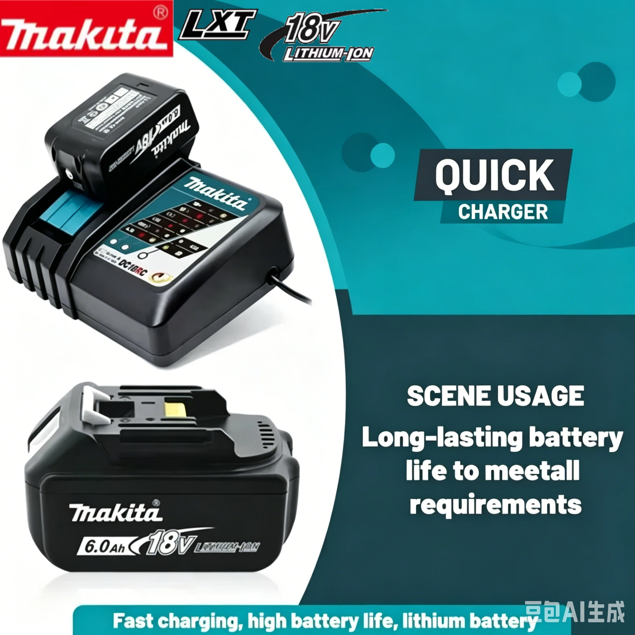 new 18V Makita Lithium Ion Battery Low Self Discharge Long Service Life Rate Maintain Stable Power Supply For Electric Tools
new 18V Makita Lithium Ion Battery Low Self Discharge Long Service Life Rate Maintain Stable Power Supply For Electric Tools