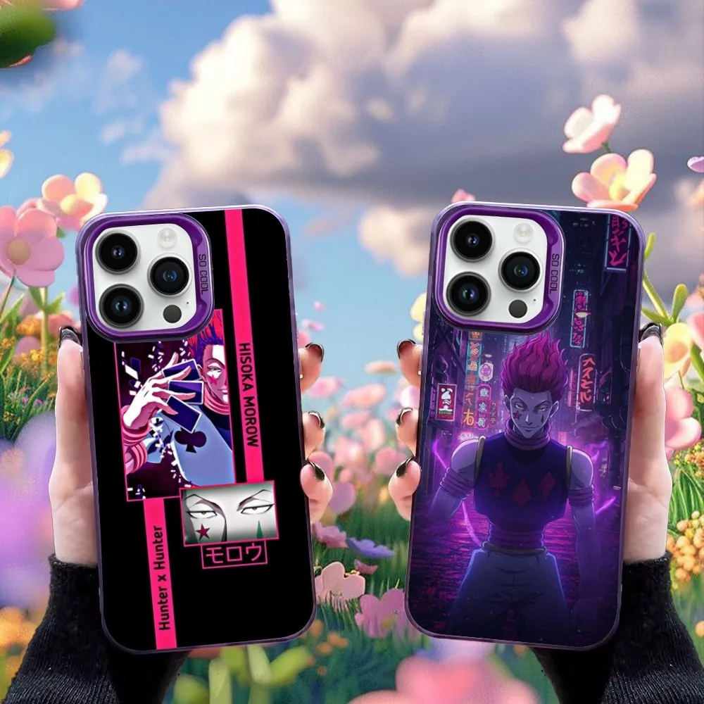 Anime H-Hisoka M-Morow Phone Case For iPhone 16,15,14,13,12,11,Mini,Pro,SE,MAX Purple Matte Silicone Cover 
Anime H-Hisoka M-Morow Phone Case For iPhone 16,15,14,13,12,11,Mini,Pro,SE,MAX Purple Matte Silicone Cover