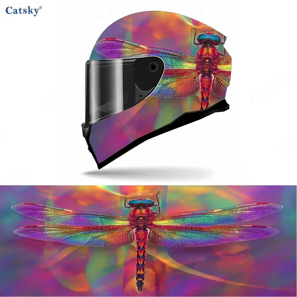 Colorful Dragonfly PVC material self-adhesive waterproof motorcycle helmet sticker, paste firmly and do not fall, waterproof and
Colorful Dragonfly PVC material self-adhesive waterproof motorcycle helmet sticker, paste firmly and do not fall, waterproof and