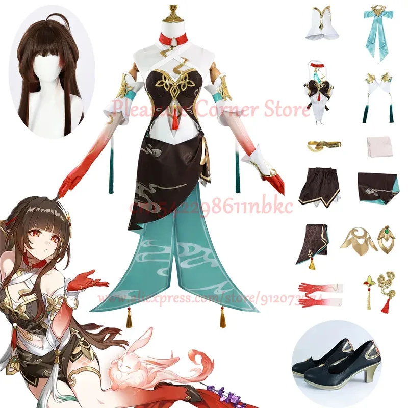OP01 Honkai Star Rail Lingsha Cosplay Costume Full Set Outfit Ling Sha Cosplay Suits Uniforms Lingsha Cosplay Wig Shoes Pro6Gd@!
OP01 Honkai Star Rail Lingsha Cosplay Costume Full Set Outfit Ling Sha Cosplay Suits Uniforms Lingsha Cosplay Wig Shoes Pro6Gd@!