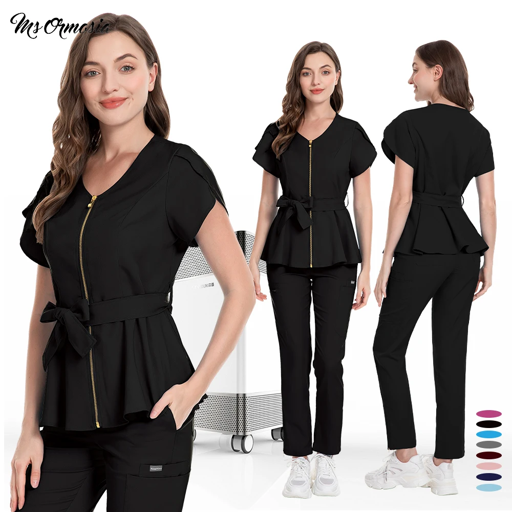 Top Straight Pants Medical Uniforms Pet Clinic Nursing Uniform Women'S 8 Color Stretch Set Medical Uniform Summer Beauty Clothes
Top Straight Pants Medical Uniforms Pet Clinic Nursing Uniform Women'S 8 Color Stretch Set Medical Uniform Summer Beauty Clothes