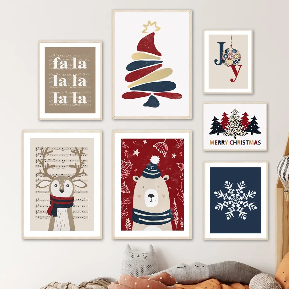 Cartoon Bear Reindeer Christmas Tree Snowflake Wall Art Canvas Painting Nordic Posters And Prints Wall Pictures Kids Room Decor
Cartoon Bear Reindeer Christmas Tree Snowflake Wall Art Canvas Painting Nordic Posters And Prints Wall Pictures Kids Room Decor