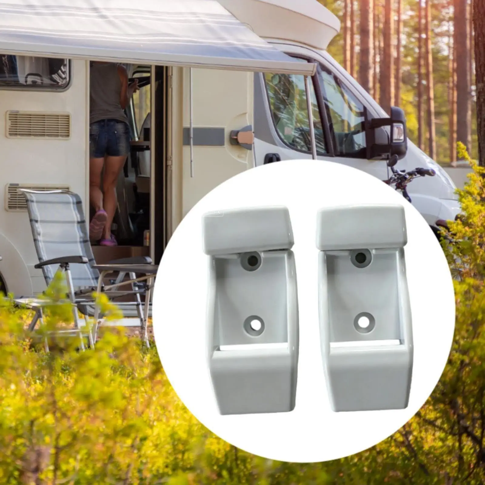 2 Pieces RV Awning Support Rod Fixing Bracket, Professional, Sturdy, Easy to Install Durability Accessories Pole Support Replace
2 Pieces RV Awning Support Rod Fixing Bracket, Professional, Sturdy, Easy to Install Durability Accessories Pole Support Replace