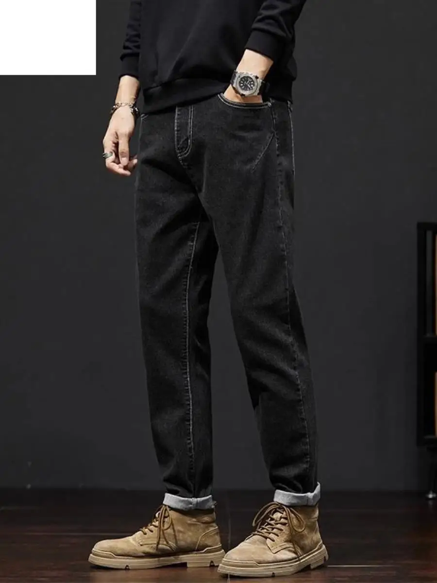 Мужские зимние джинсы свободного кроя с флисовой подкладкой, прямые, с эластичной средней талией, на молнии, CleanFit Sle
Мужские зимние джинсы свободного кроя с флисовой подкладкой, прямые, с эластичной средней талией, на молнии, CleanFit Sle