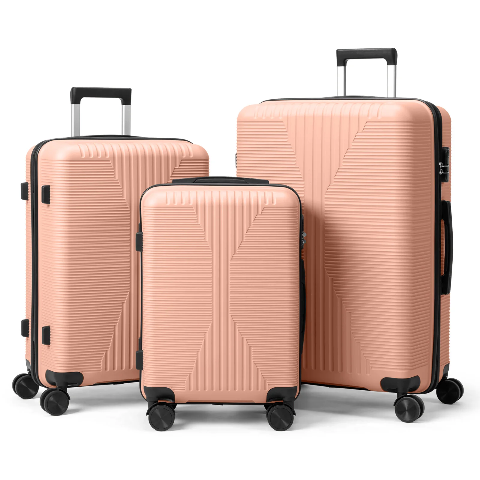 PP Trolley Case 20in 24in 28in 3PCS Suitcase Set Pink
PP Trolley Case 20in 24in 28in 3PCS Suitcase Set Pink