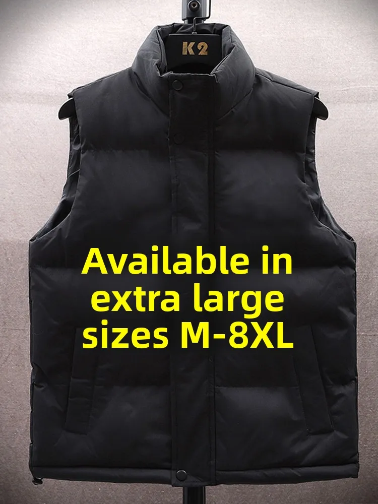 Men's Thiened Cotton Vest Winter Warm Outerwear Jaet plus Size Zipper Decorated Polyester Fiber Casual Faion
Men's Thiened Cotton Vest Winter Warm Outerwear Jaet plus Size Zipper Decorated Polyester Fiber Casual Faion