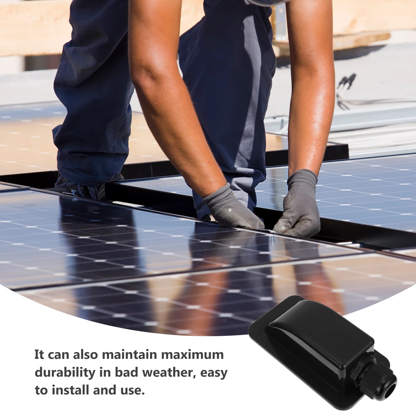 Solar Single Hole Cable Entry Connector ABS Weatherproof Durable Easy Installation Solar Cables Suitable Electrical Equipment
Solar Single Hole Cable Entry Connector ABS Weatherproof Durable Easy Installation Solar Cables Suitable Electrical Equipment