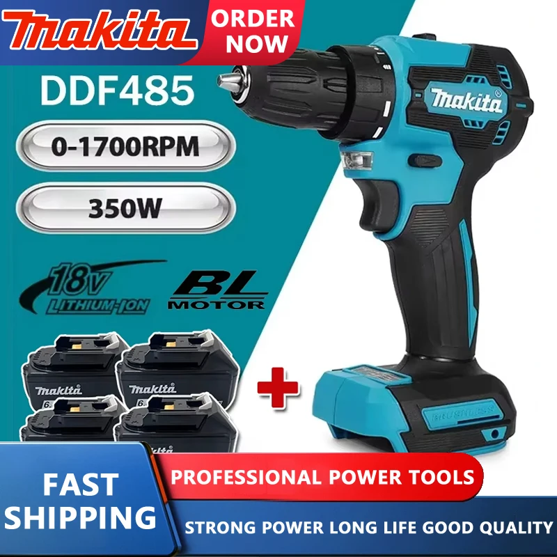 Makita DDF485 10 мм LXT Компактный аккумуляторный инструмент Многофункциональная отвертка Ударный бесщеточный привод Перезаряжаемая бесщеточная дрель
Makita DDF485 10 мм LXT Компактный аккумуляторный инструмент Многофункциональная отвертка Ударный бесщеточный привод Перезаряжаемая бесщеточная дрель