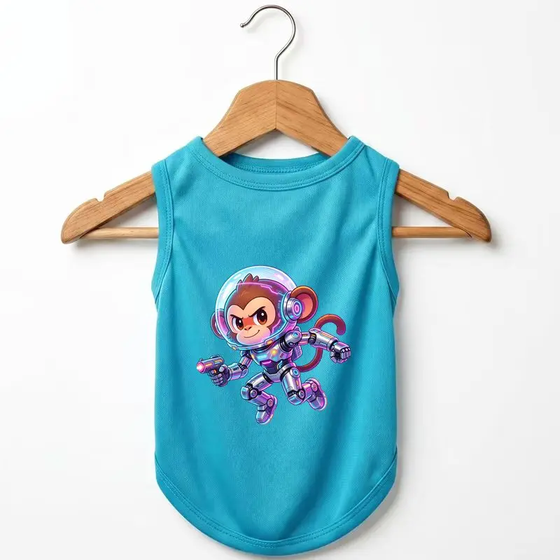 Summer Dog Pet Vest, Fun Monkey Graphic, Breathable Comfy Puppy Clothes
Summer Dog Pet Vest, Fun Monkey Graphic, Breathable Comfy Puppy Clothes