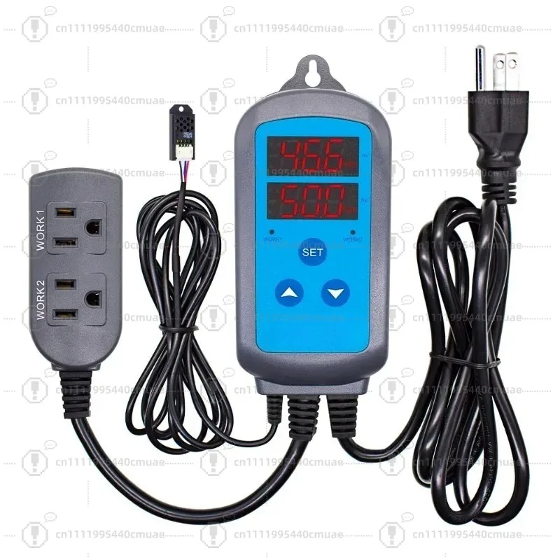 Digital Dural Stage Humidity Controller Humidifier Dehumidifier Thermometer Aquariums
Digital Dural Stage Humidity Controller Humidifier Dehumidifier Thermometer Aquariums