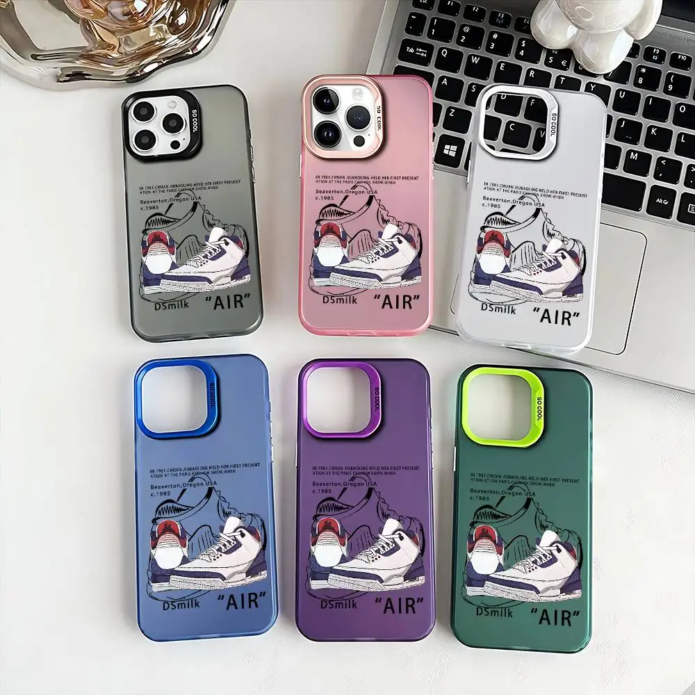 Fashion Trend Sneaker Phone Case For iPhone 16,15,14,13,12,11,Plus,Mini,Pro,E,SE4,XS,MAX Candy Colorful Matte Cover 
Fashion Trend Sneaker Phone Case For iPhone 16,15,14,13,12,11,Plus,Mini,Pro,E,SE4,XS,MAX Candy Colorful Matte Cover