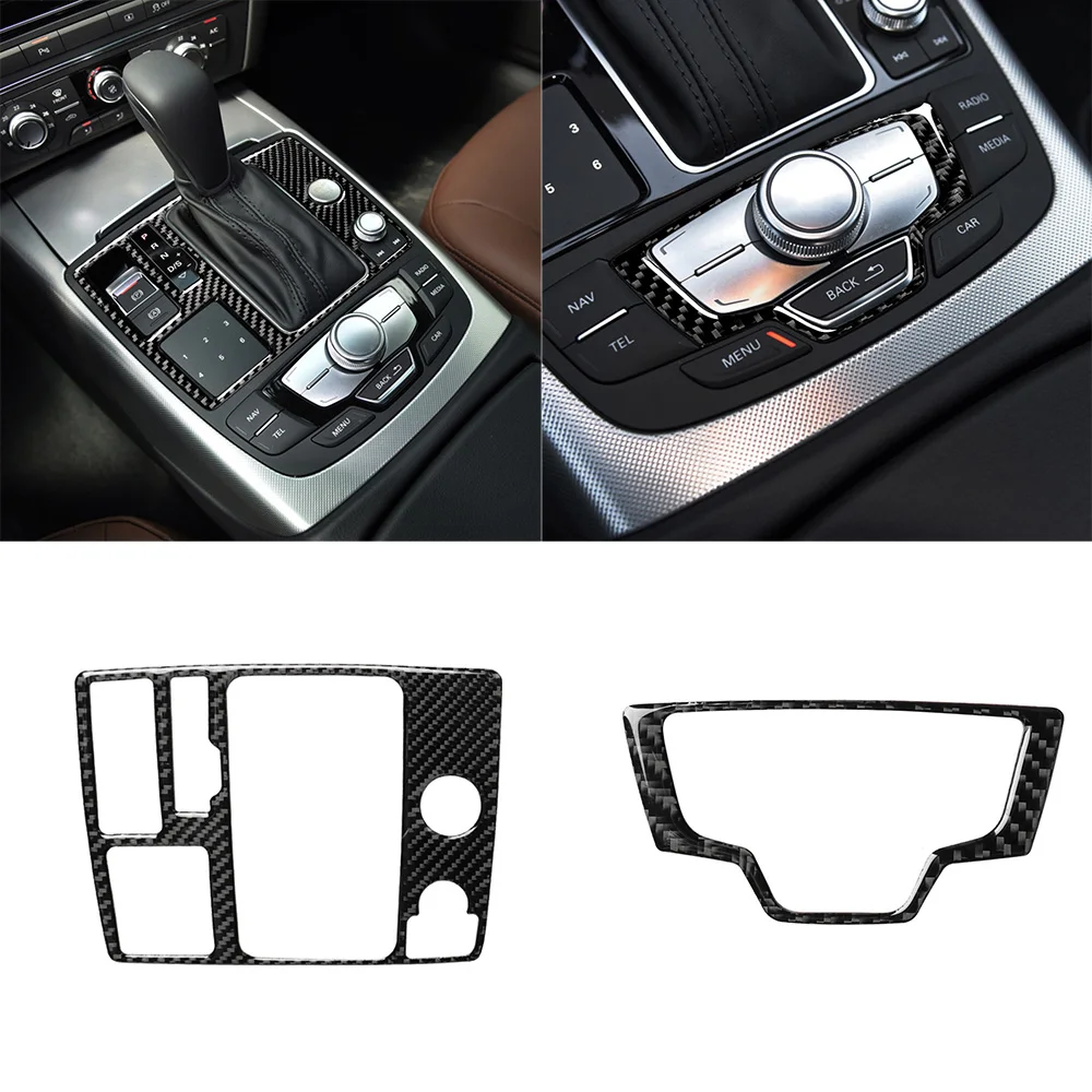 For Audi A6 S6 C7 A7 S7 4G8 2011-2018 Carbon Fiber Car Central Control Transmission Shift Panel Auto Interior Covers Sticker
For Audi A6 S6 C7 A7 S7 4G8 2011-2018 Carbon Fiber Car Central Control Transmission Shift Panel Auto Interior Covers Sticker