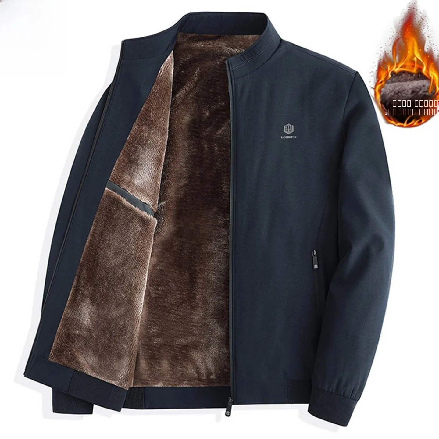 Мужская демисезонная куртка Thiened Fce: теплая верхняя одежда с воротником-стойкой, приталенный крой, городской стиль, длинный рукав, молния...
Мужская демисезонная куртка Thiened Fce: теплая верхняя одежда с воротником-стойкой, приталенный крой, городской стиль, длинный рукав, молния...