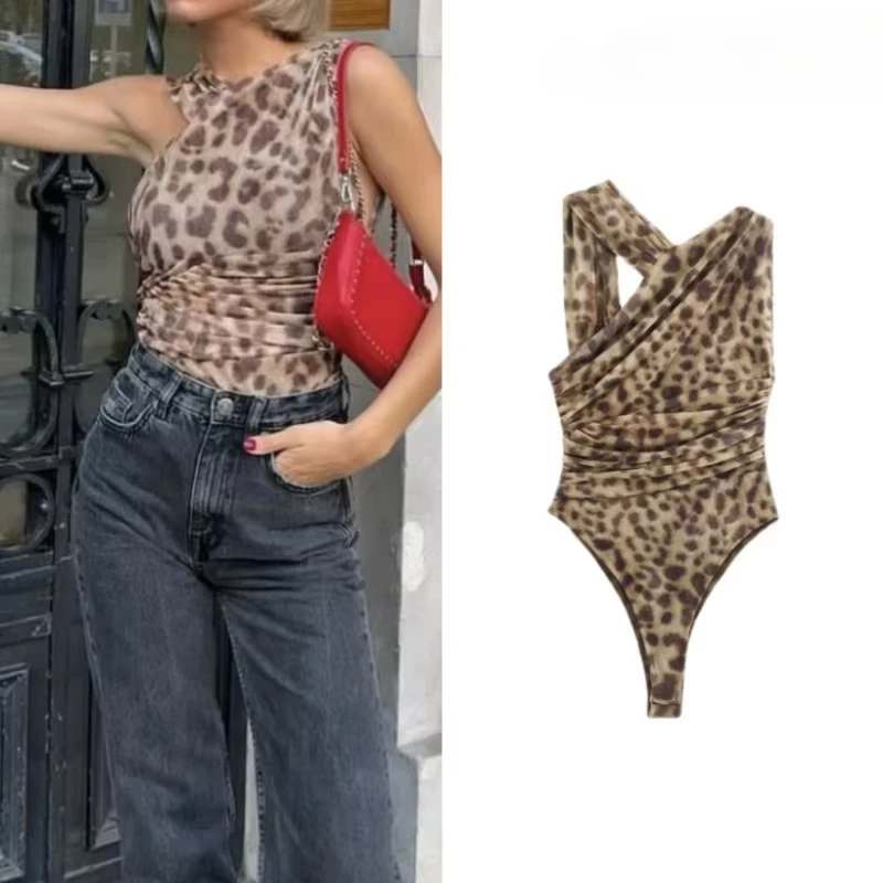 Romper for Women 2024 Sexy Playsuit Bodys Woman Trend 2024 Jumpsuits Women's Elegant Luxury Leopard Summer Romper
Romper for Women 2024 Sexy Playsuit Bodys Woman Trend 2024 Jumpsuits Women's Elegant Luxury Leopard Summer Romper
