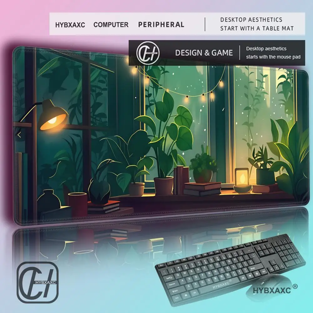 HYBXAXC XXL Anime Forest Desk Mat Ergonomic Non-Slip Rubber Mouse Pad Vibrant Green Plant Design for PC Laptop Keyboard Decor
HYBXAXC XXL Anime Forest Desk Mat Ergonomic Non-Slip Rubber Mouse Pad Vibrant Green Plant Design for PC Laptop Keyboard Decor