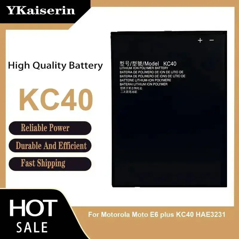 Robust For Motorola Moto E6 Plus KC40 HAE3231 3000mAh Mobile Phone Battery
Robust For Motorola Moto E6 Plus KC40 HAE3231 3000mAh Mobile Phone Battery