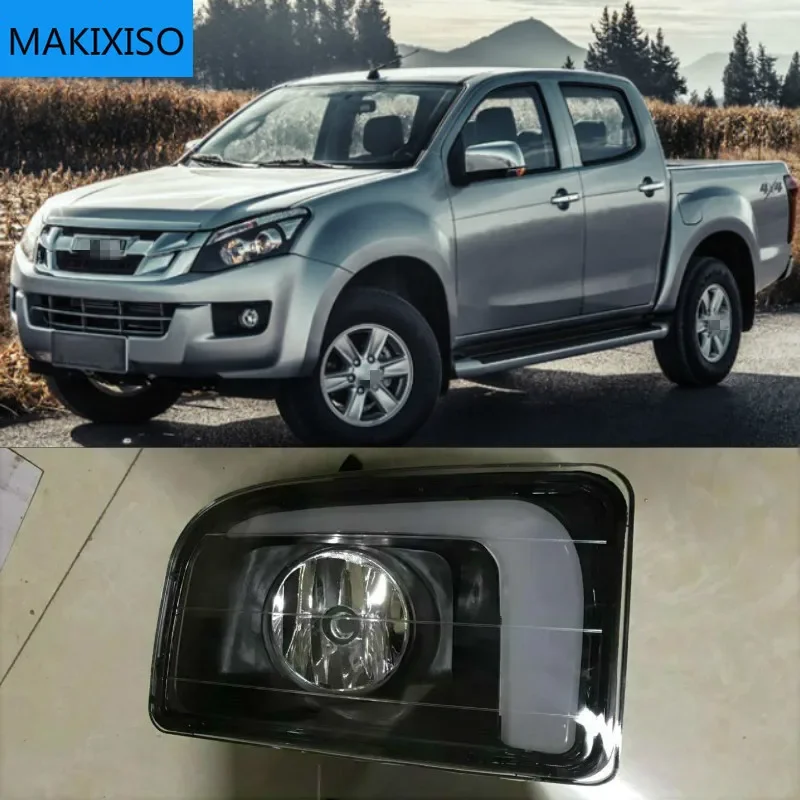 1 set LED DRL Daytime Running Lights 12V ABS Fog Lamp Cover with turn signal For ISUZU D-MAX DMAX 2014 2015
1 set LED DRL Daytime Running Lights 12V ABS Fog Lamp Cover with turn signal For ISUZU D-MAX DMAX 2014 2015