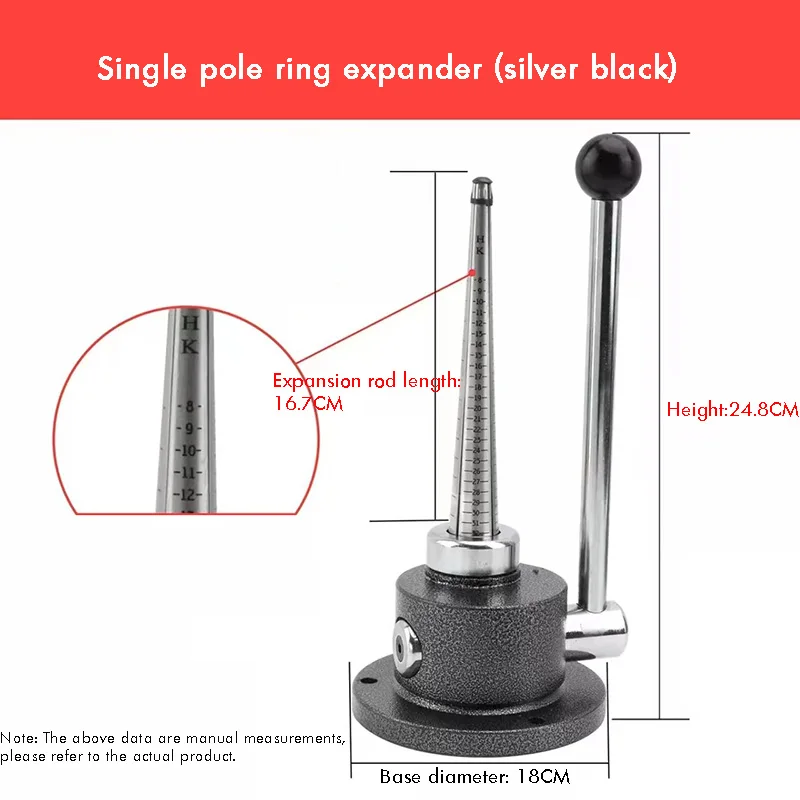 Professional Ring Expander Tool Kit Jewelry Sizer Shaping Stick Manual Finger Measurement Metal Ring Forming Craft Equipment
Professional Ring Expander Tool Kit Jewelry Sizer Shaping Stick Manual Finger Measurement Metal Ring Forming Craft Equipment