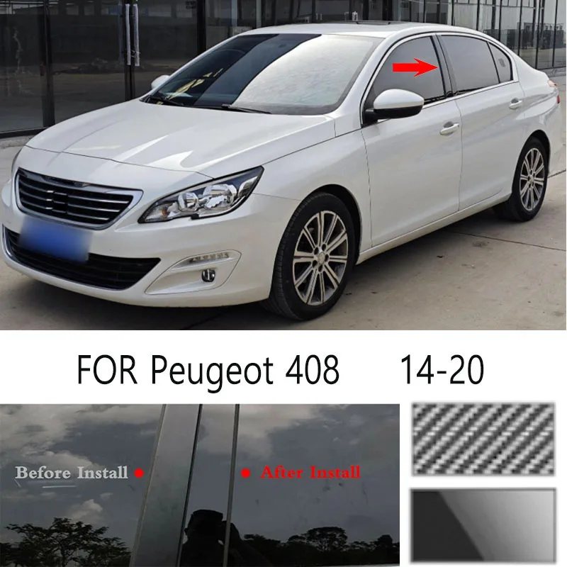 For Peugeot 408 14-20 Glossy Black Window Door Column B C Pillar Post Cover Trim Auto Sticker Styling
For Peugeot 408 14-20 Glossy Black Window Door Column B C Pillar Post Cover Trim Auto Sticker Styling