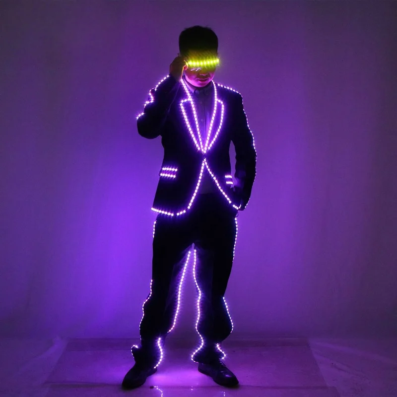 Luminous LED Suit Costume – Glowing Party & Stage Props
Luminous LED Suit Costume – Glowing Party & Stage Props